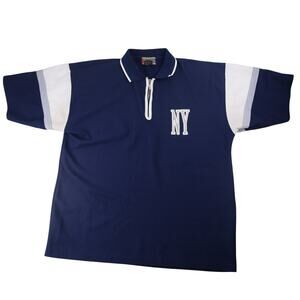 Vintage Y2k Exit New York NY Baggy 1/4 Zip Shirt